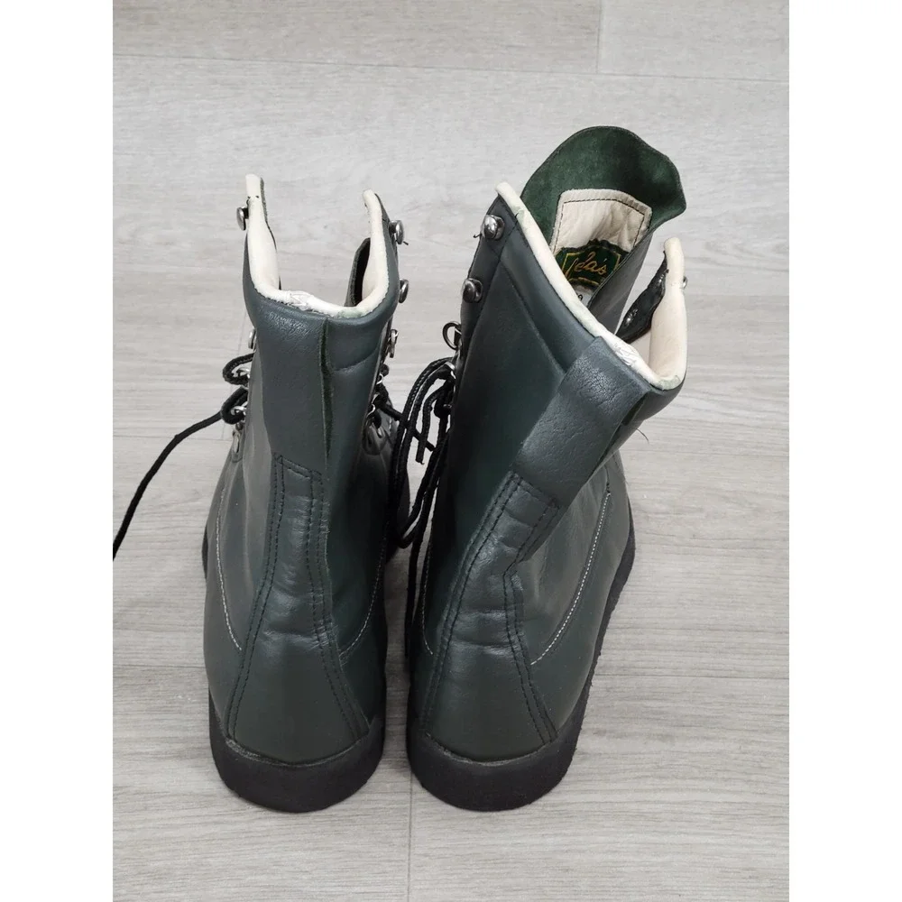 Vintage Mens Cabelas Featherlight Kangaroo Upland Hunting Boots Green Size 7 B
